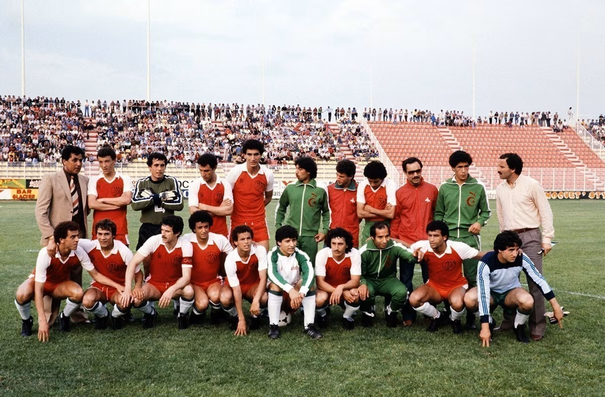 Algerian team photo at 1982 World Cup