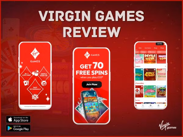 Virgin Games review 2026: free spins welcome bonus, games, customer ratings & app guide