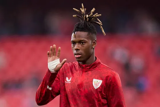 Athletic Bilbao forward Nico Williams pictured