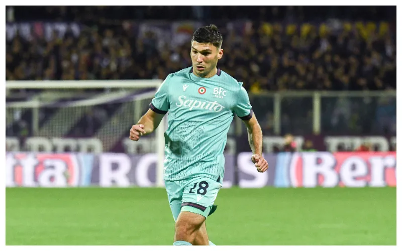 Nicolo Cambiaghi in action for Bologna || Credit - IMAGO / IPA Sport