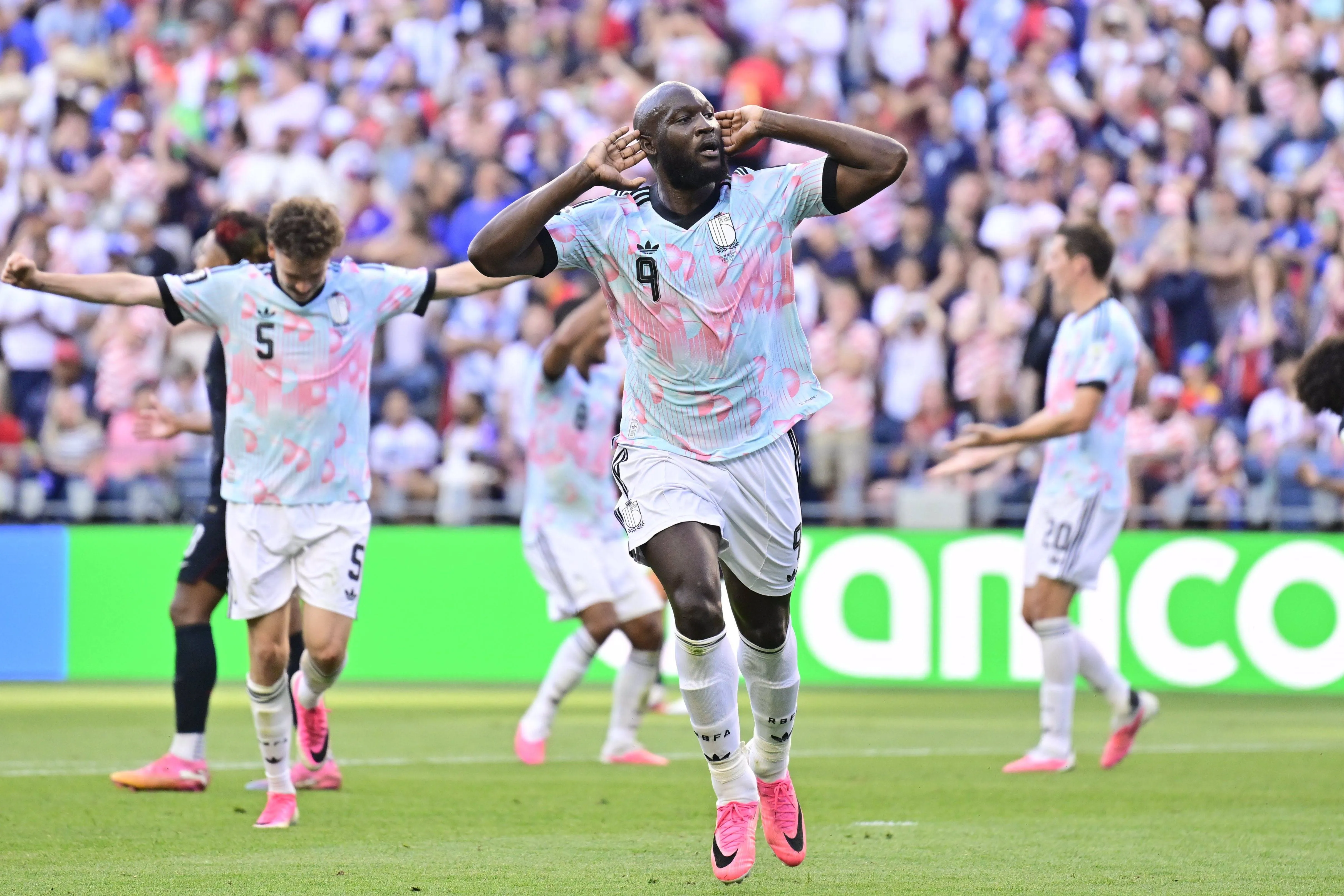 Romelu Lukaku of Belgium