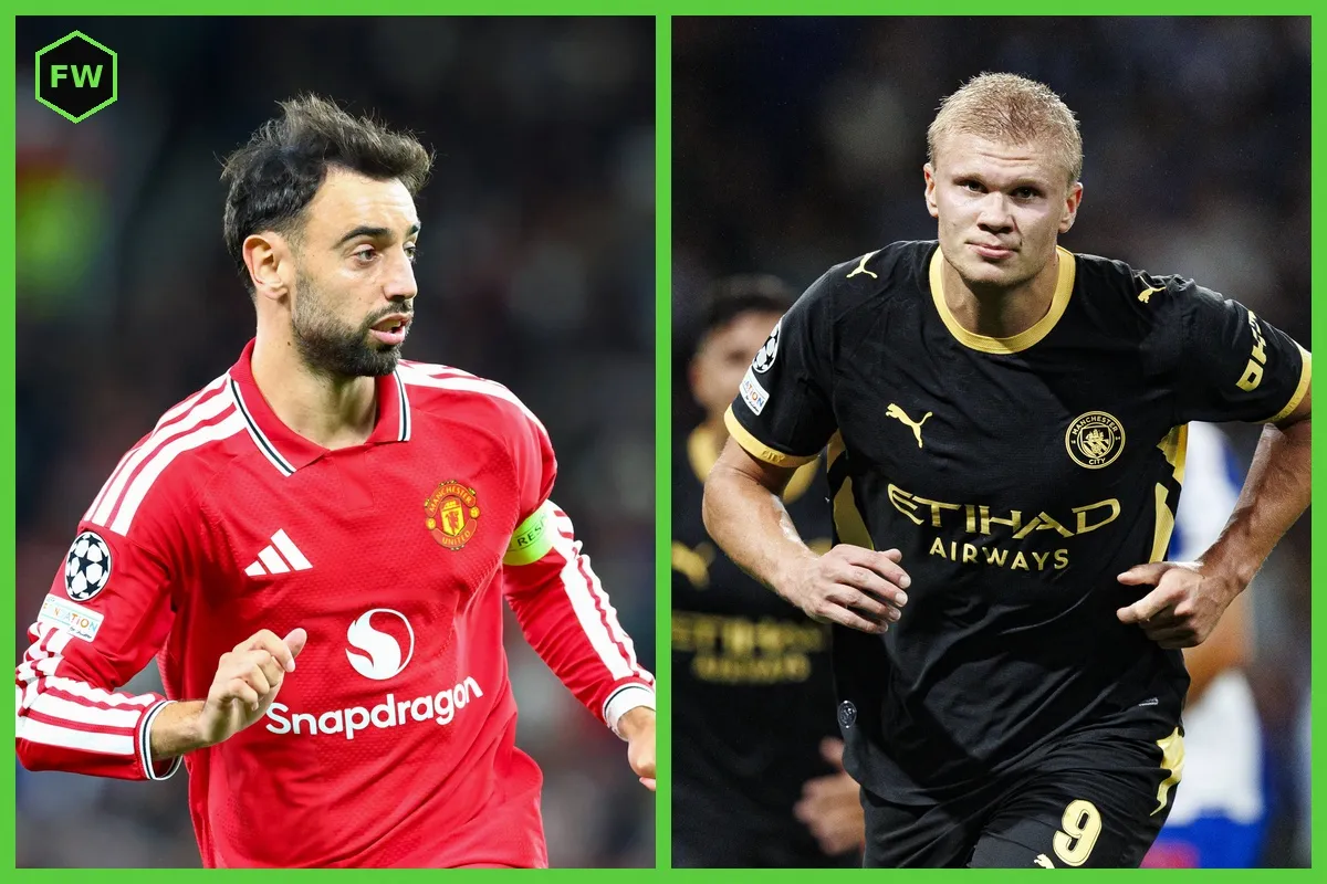 Bruno Fernandes vs Erling Haaland: How Man Utd, Man City stars compare before Premier League clash