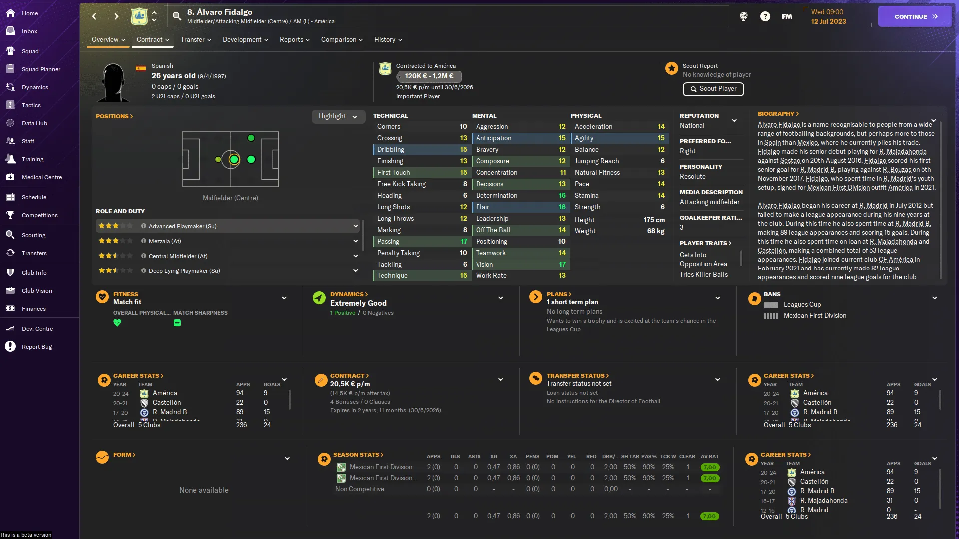 Alvaro Fidalgo in FM 24