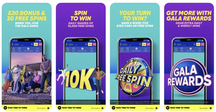 Gala spins app