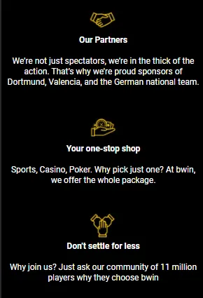 bwin best features uk