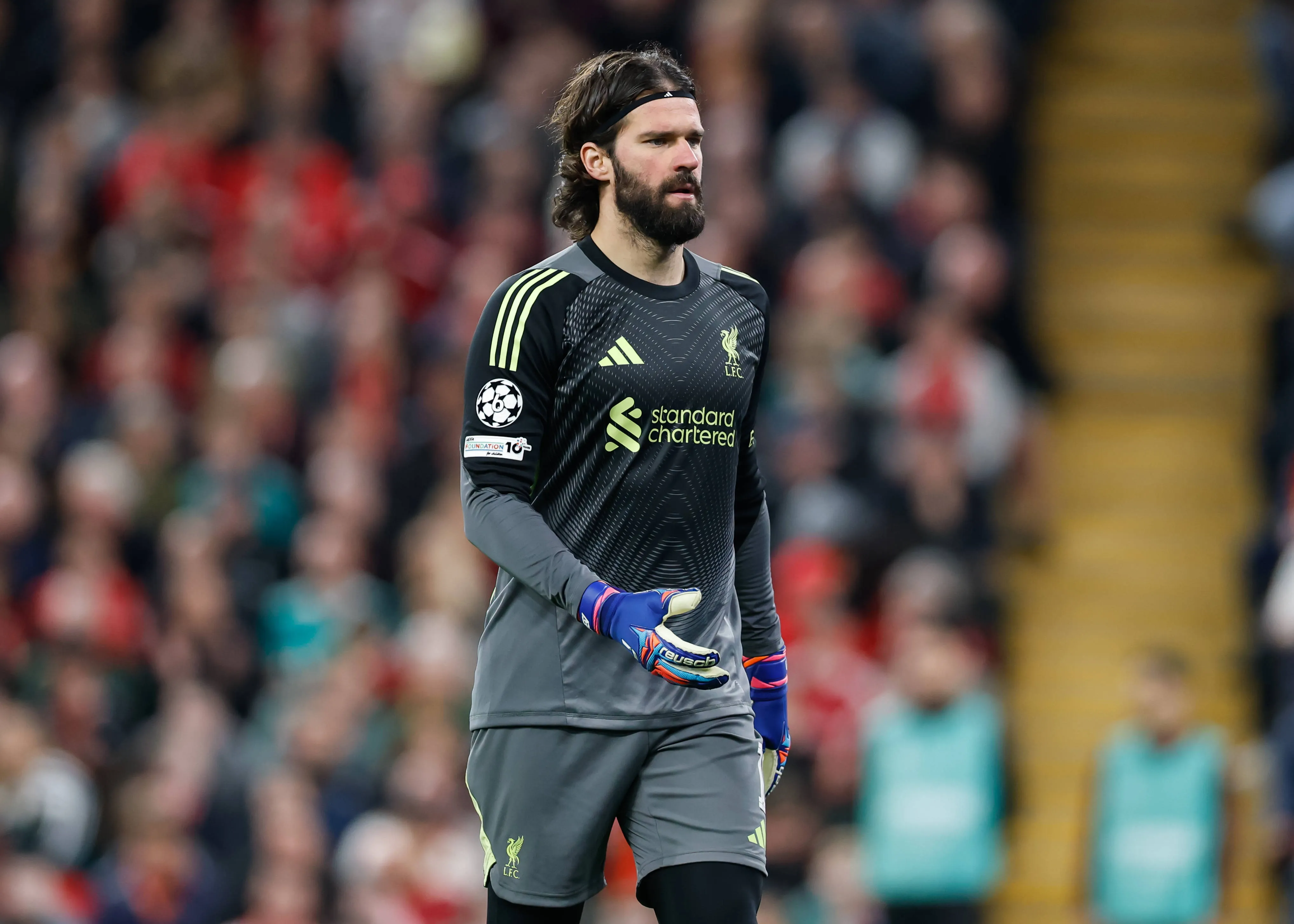 Alisson Becker of Liverpool