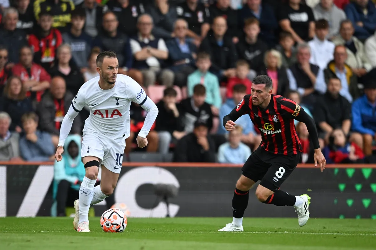 Tottenham vs Bournemouth last five H2Hs