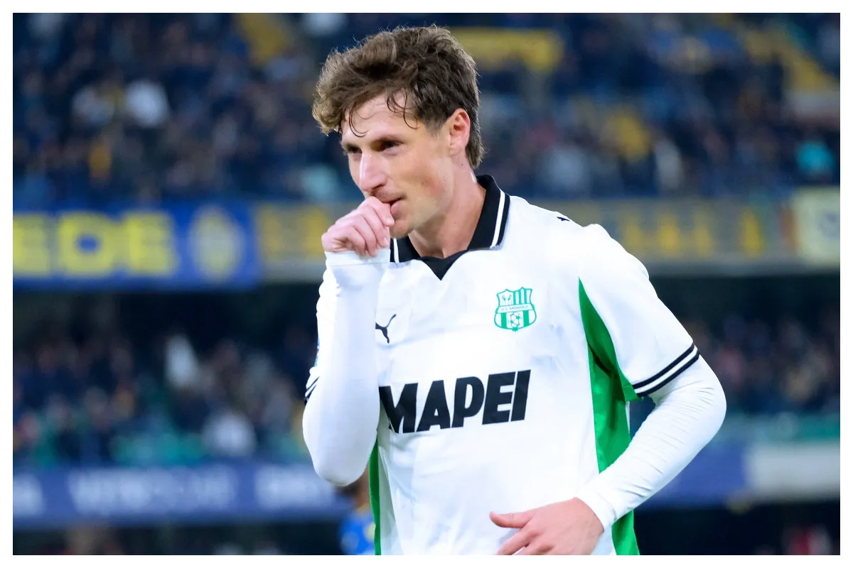 Andrea Pinamonti celebrating his goal || Credit - IMAGO / Italy Photo Press