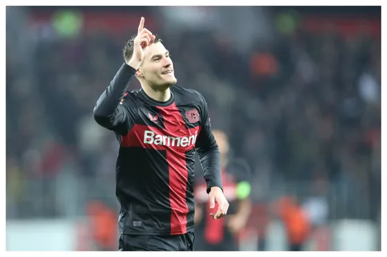 Patrick Schick celebrating his goal || Credit - Imago