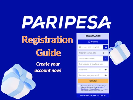 Paripesa Registration Guide &ndash; 5 Quick Steps