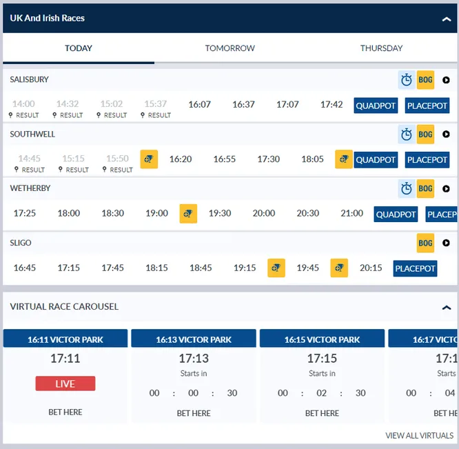 Coral horse racing odds and betting markets uk review