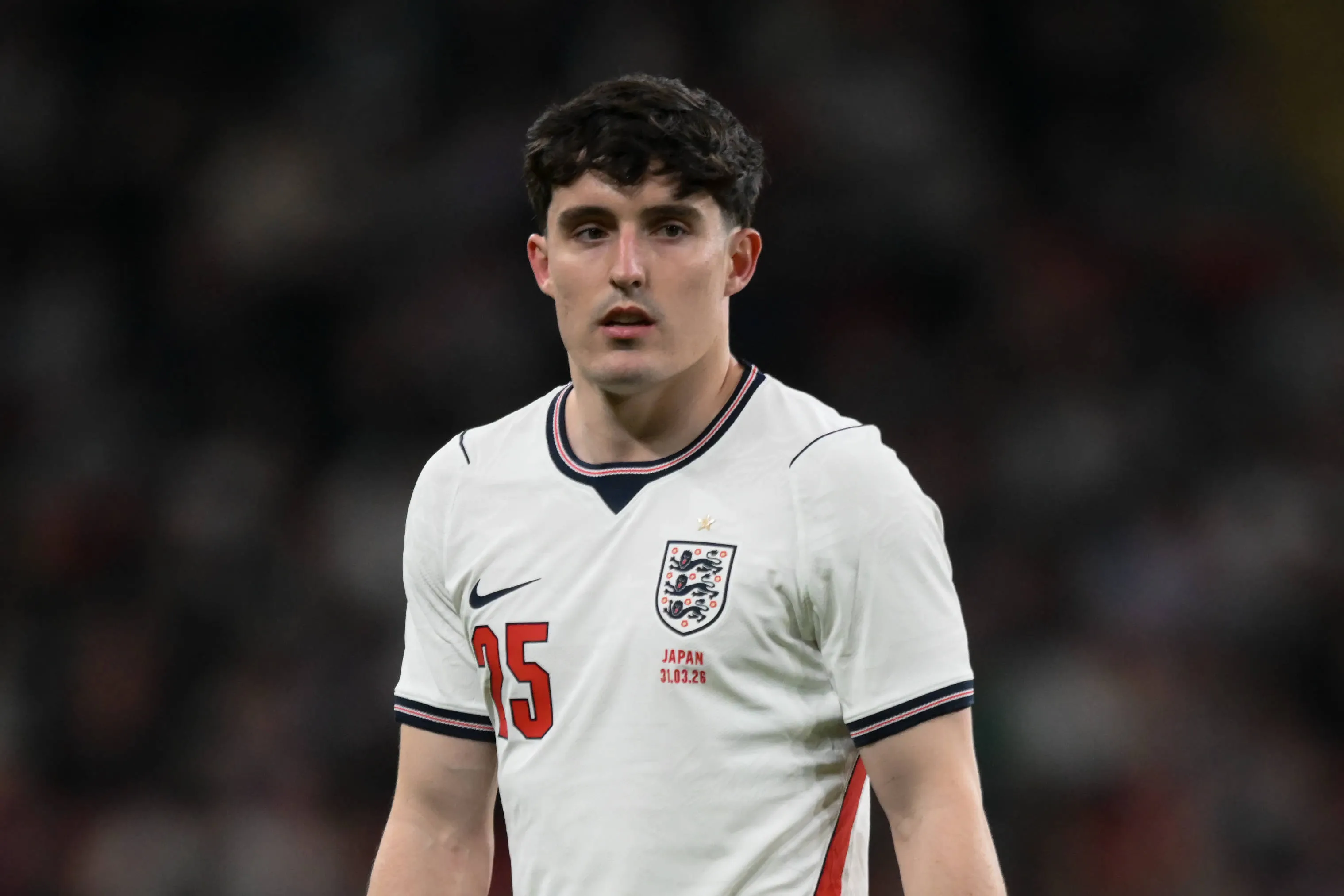 Tino Livramento in action for England