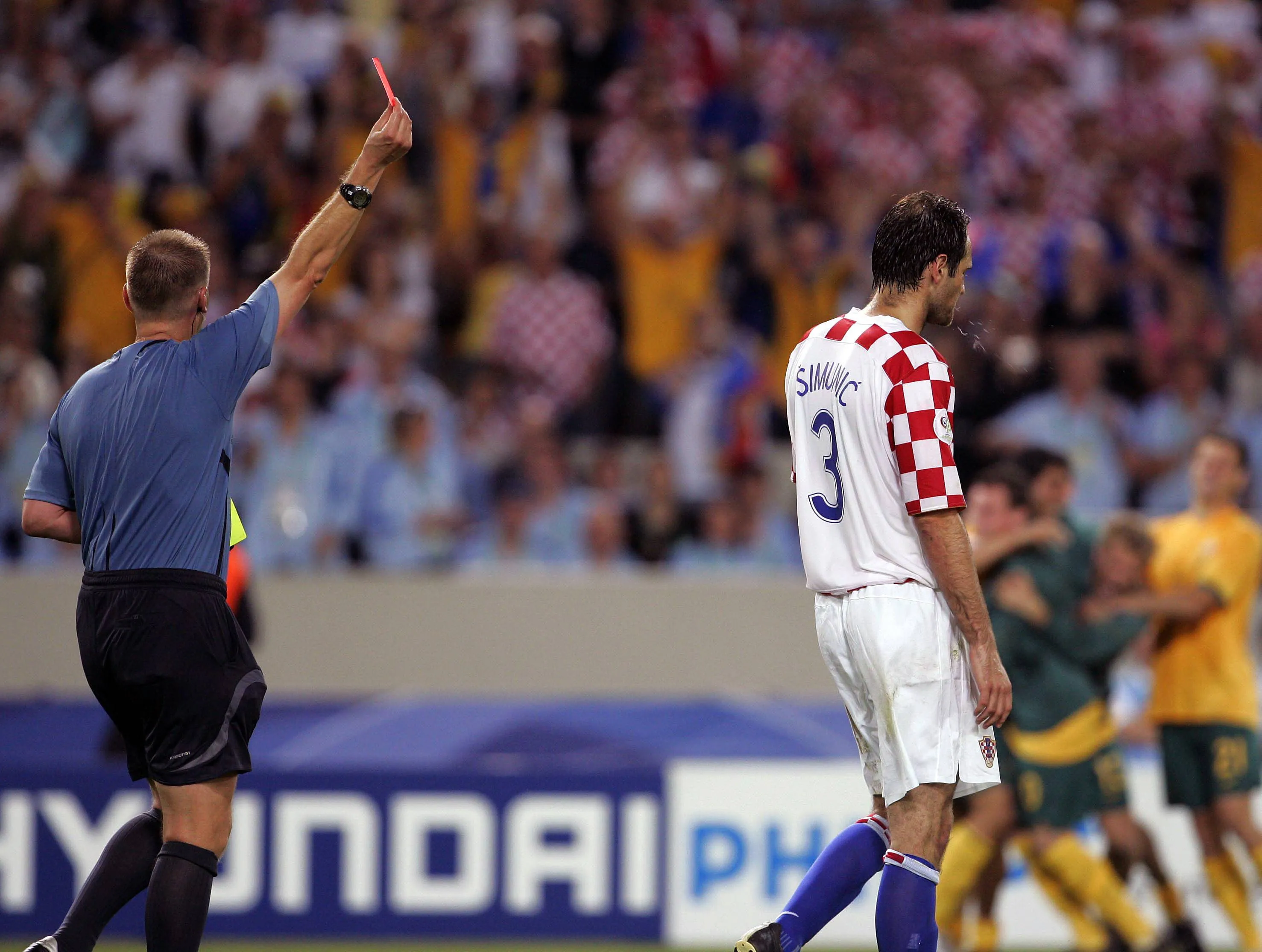 Unforgettable World Cup Moments: Player receives three yellow cards in one game in 2006