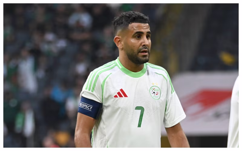 Riyad Mahrez in action for Algeria || Credit - IMAGO / Buzzi