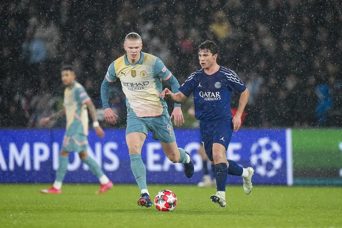 Man City vs PSG best XI: Desire Doue and Joao Neves miss out as Erling Haaland leads the line