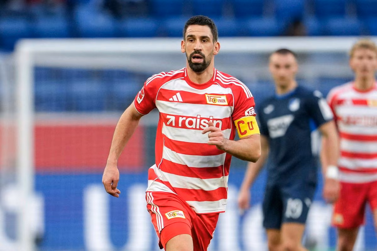 Rani Khedira pictured in action for Union Berlin