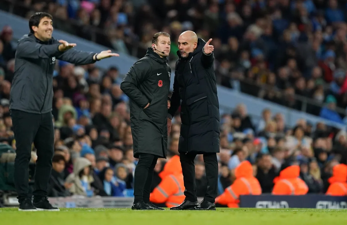 Pep Guardiola managerial H2H record vs Bournemouth