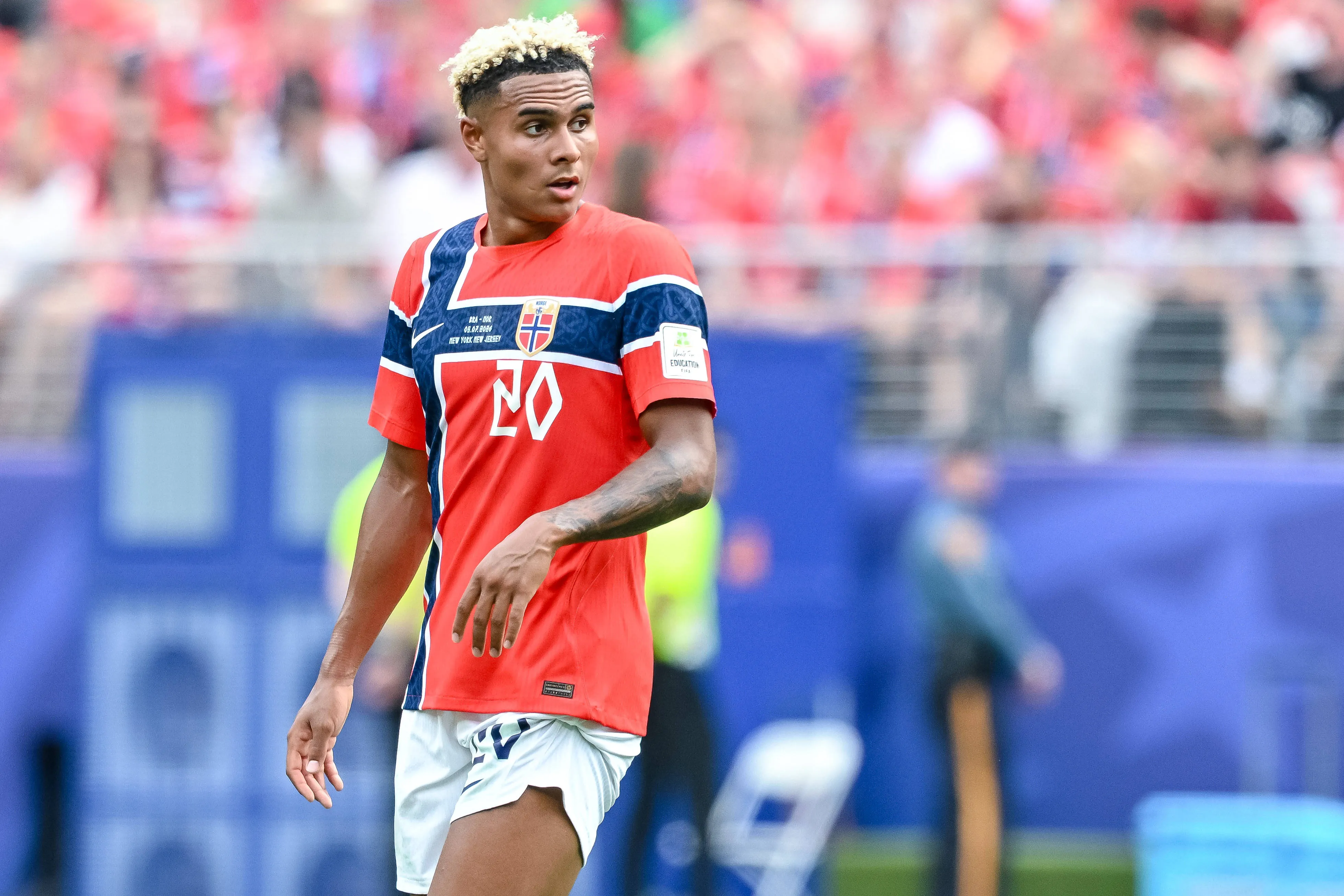 Antonio Nusa of Norway