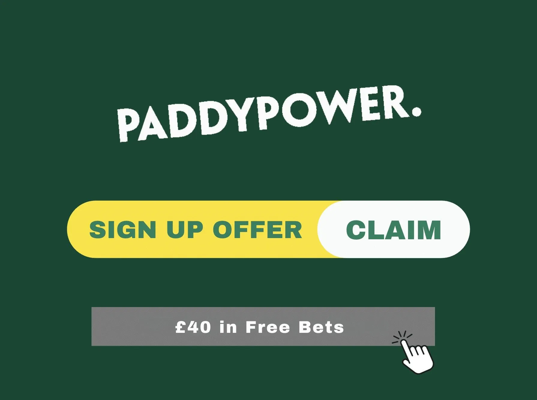 Paddy Power sign up offer 2026: Get &pound;40 in free bets