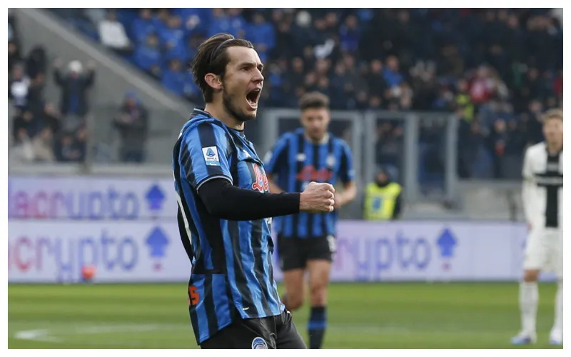 Marten de Roon celebrating his goal || Credit - IMAGO / ABACAPRESS