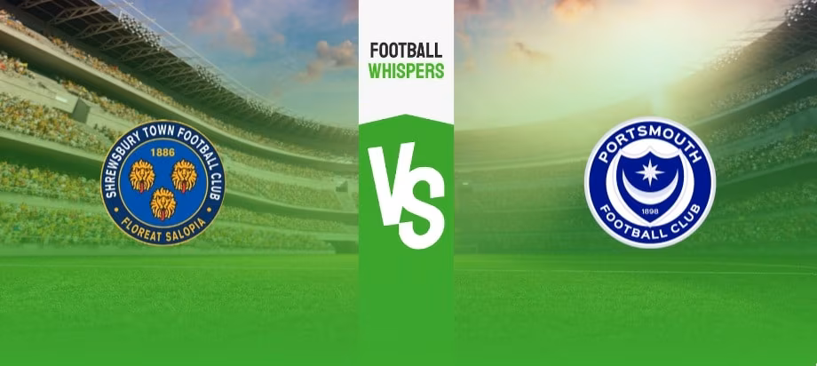 Shrewsbury vs Portsmouth Prediction
