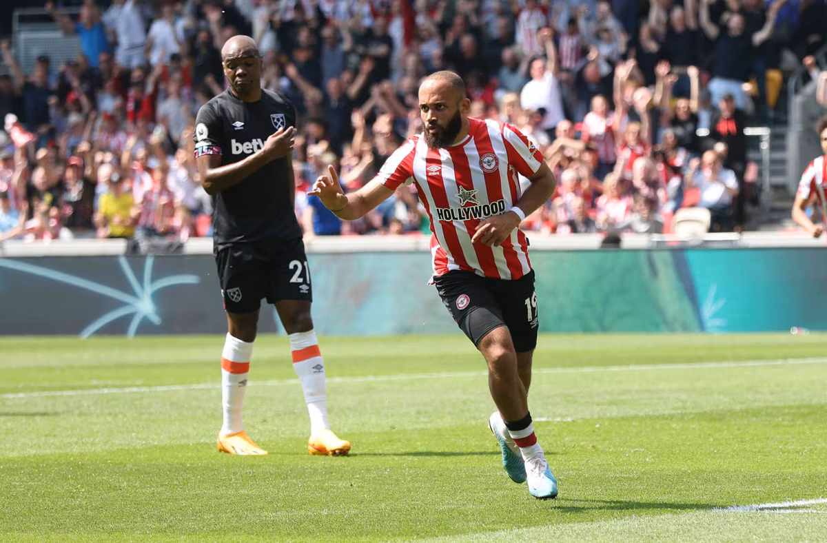 Bryan Mbeumo of Brentford 