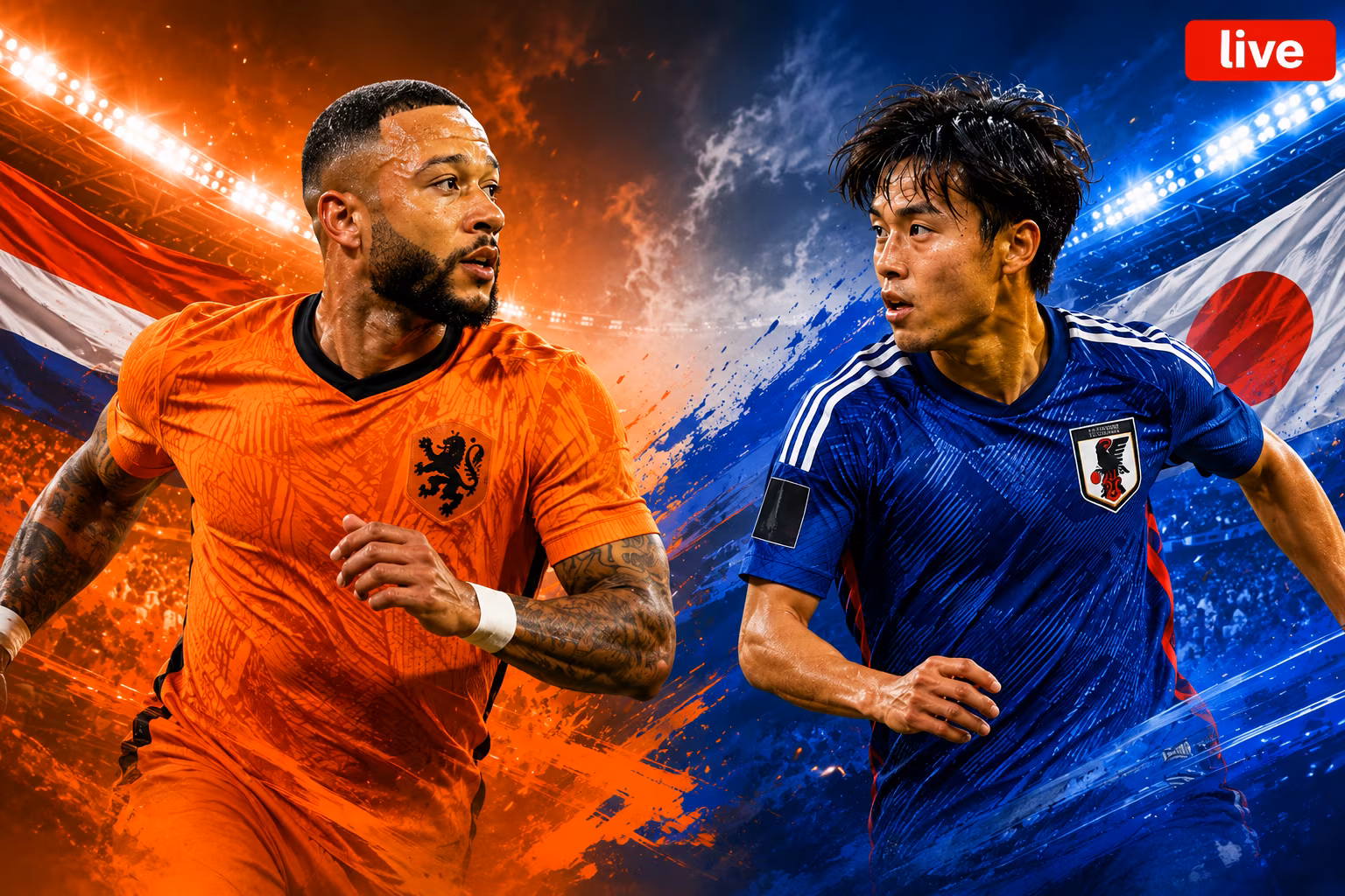 Netherlands vs. Japan LIVE: Minute-by-minute updates and latest score from World Cup clash