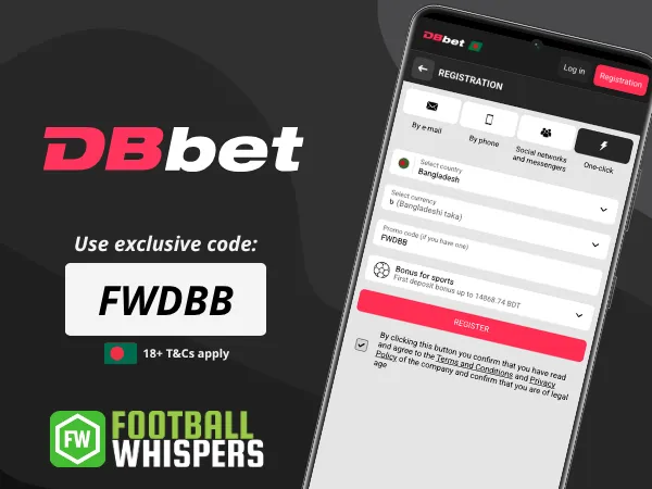 DBbet Promo Code Bangladesh 2026: Use FWDBB for Up to 15,000 BDT