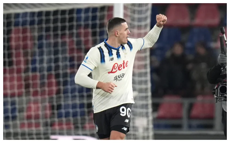 Krstovic celebrating his goal || Credit - IMAGO / IPA Sport