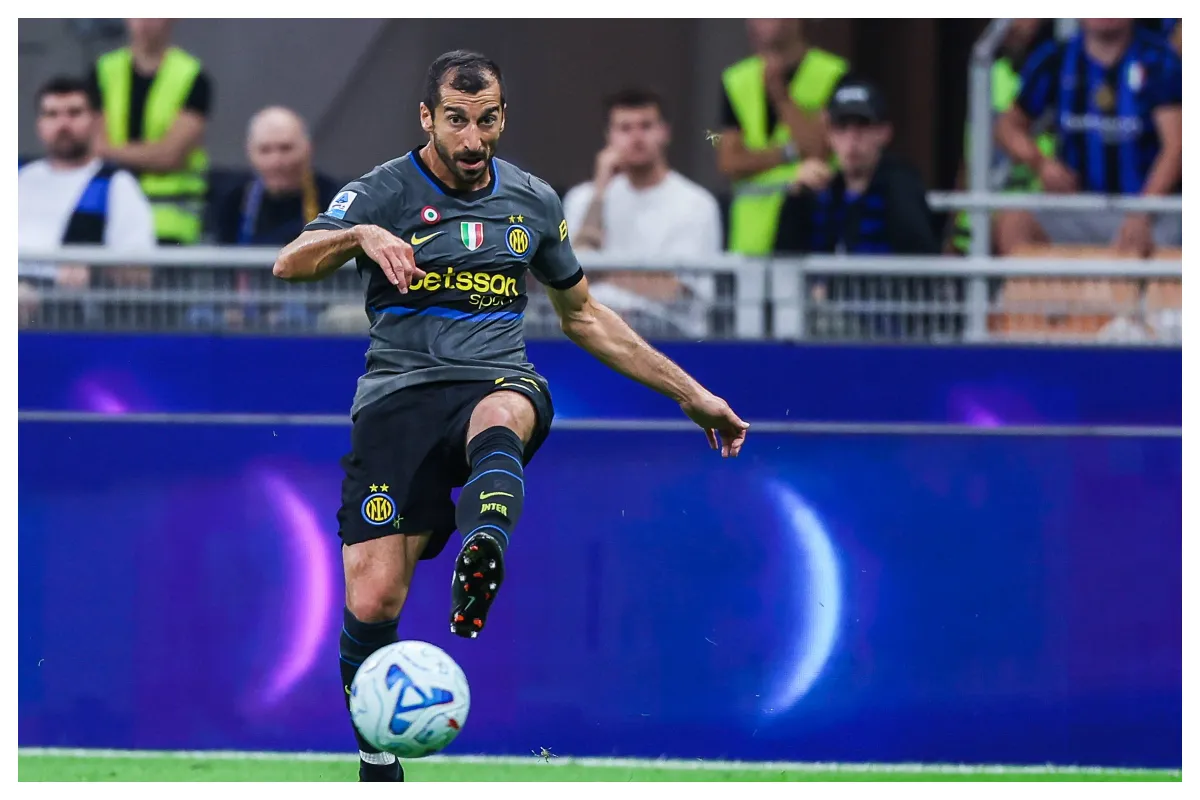 (Serie A expiring contracts) Henrikh Mkhitaryan of Inter Milan || Credit - IMAGO / SOPA Images