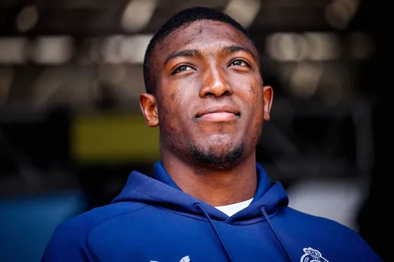 Club Brugge defender Joel Ordonez pictured before a match.
