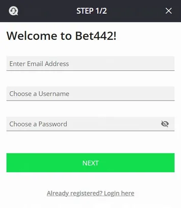 bet442-sign-up-process