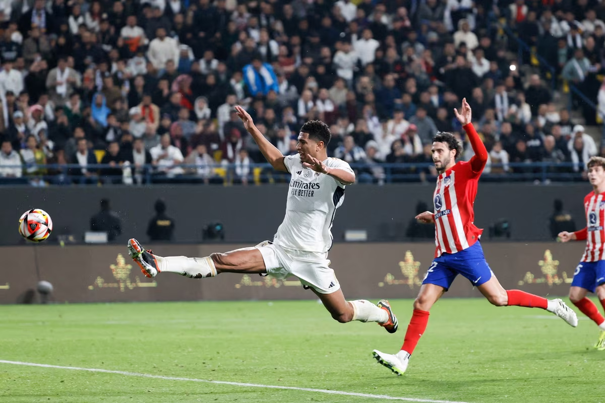 real vs atletico first goalscorer - Bellingham