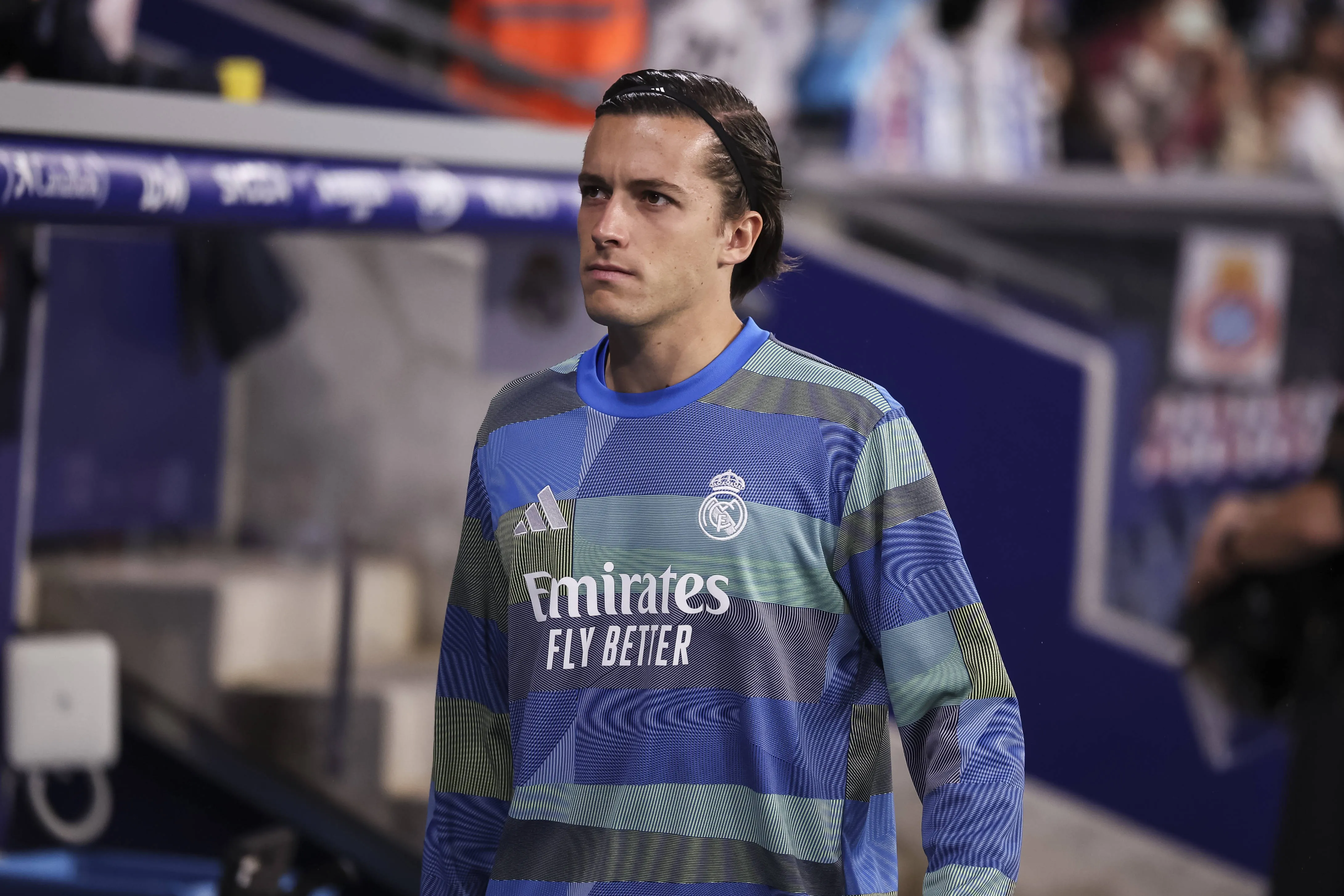 Alvaro Carreras of Real Madrid