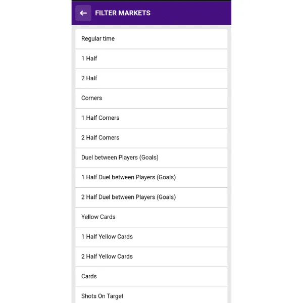 Place a bet on the Helabet app
