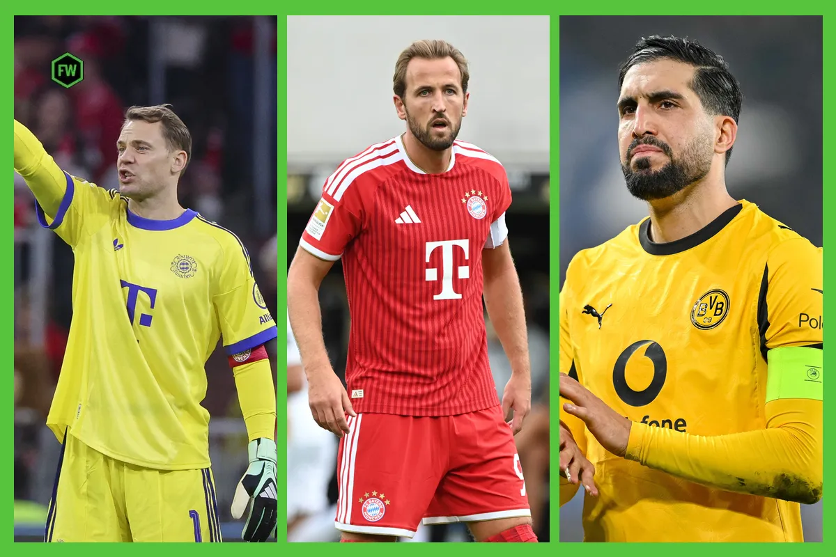 Bundesliga expiring contracts 2027: Harry Kane, Manuel Neuer, Emre Can
