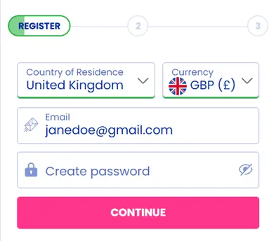 gala bingo sign up page