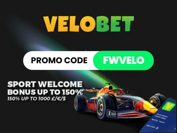 Velobet promo code FWVELO: Get a 150% bonus up to &pound;1000 (2026)