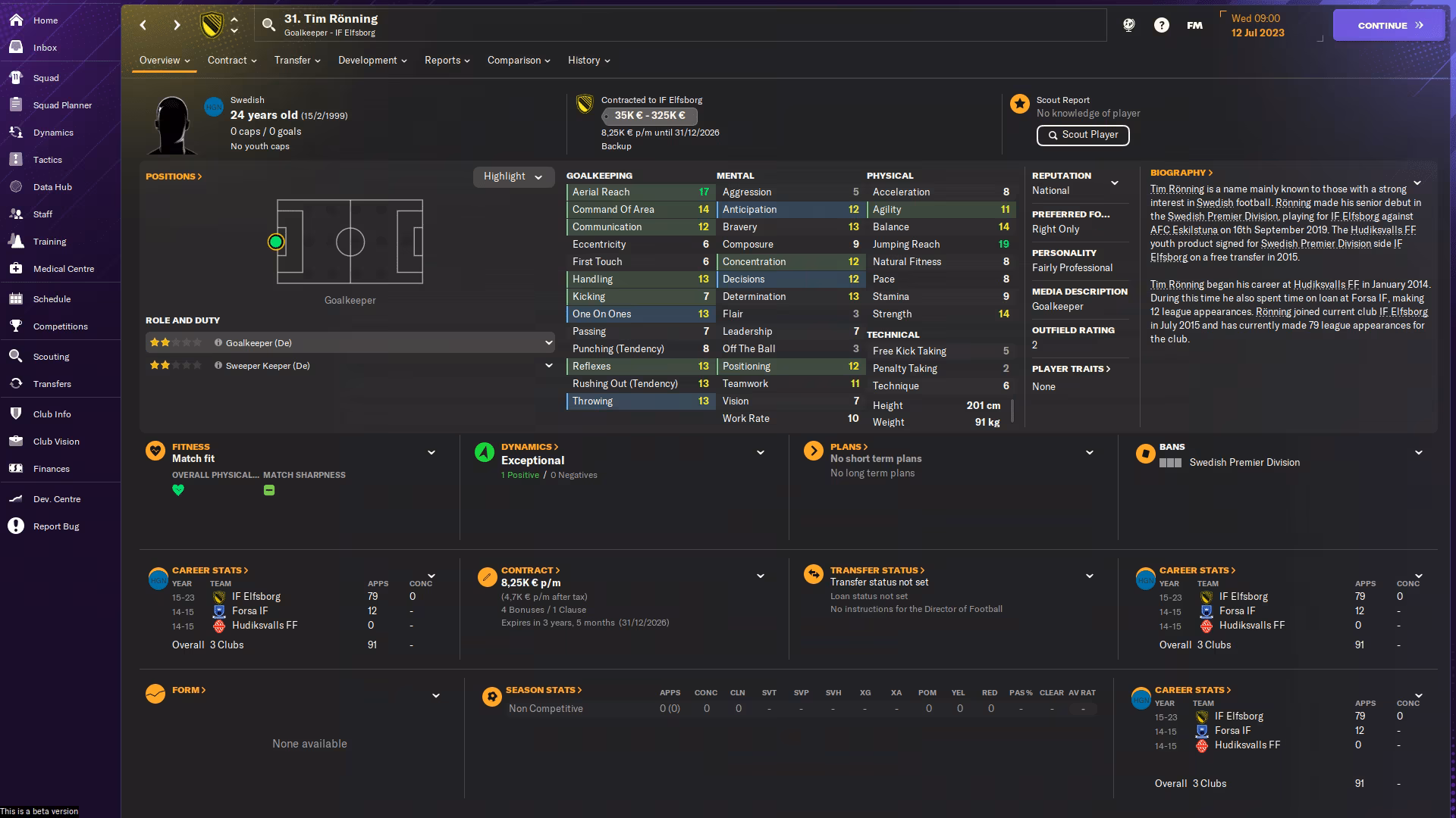 Tim R&ouml;nning in FM 24