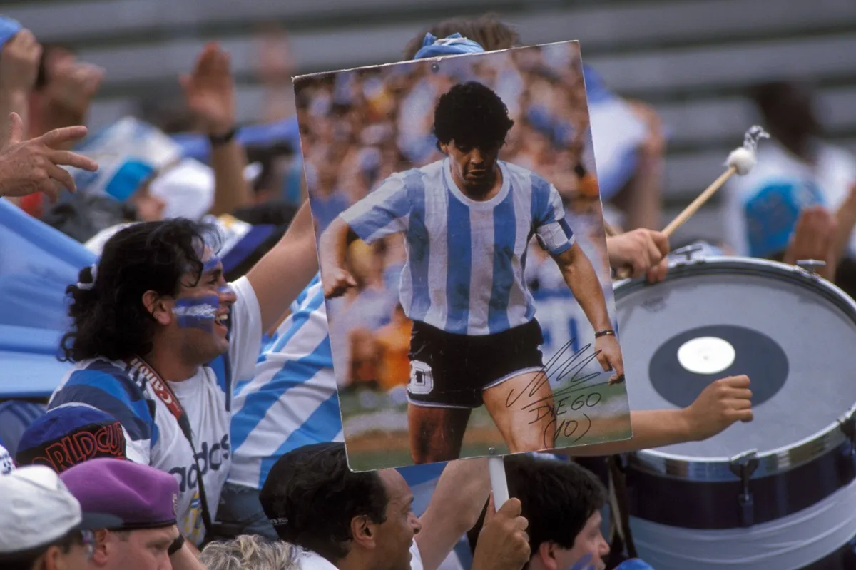 Argentinian fans at World Cup 1994 in the USA