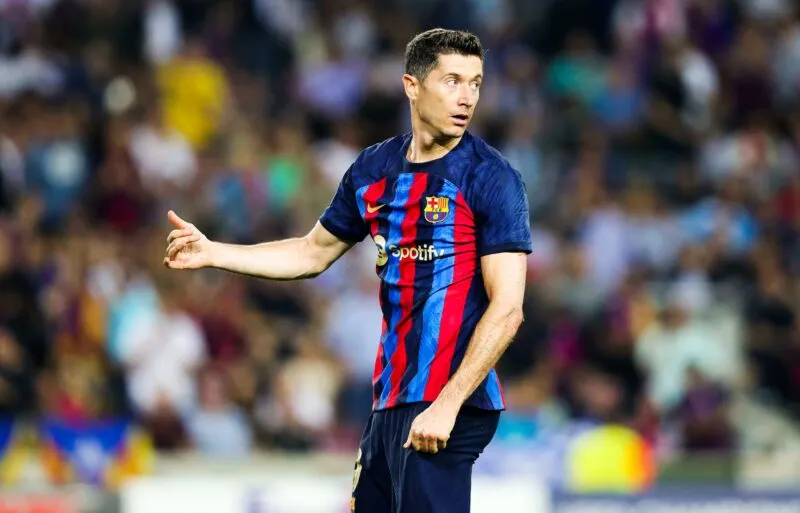 Barcelona's Robert Lewandowski
