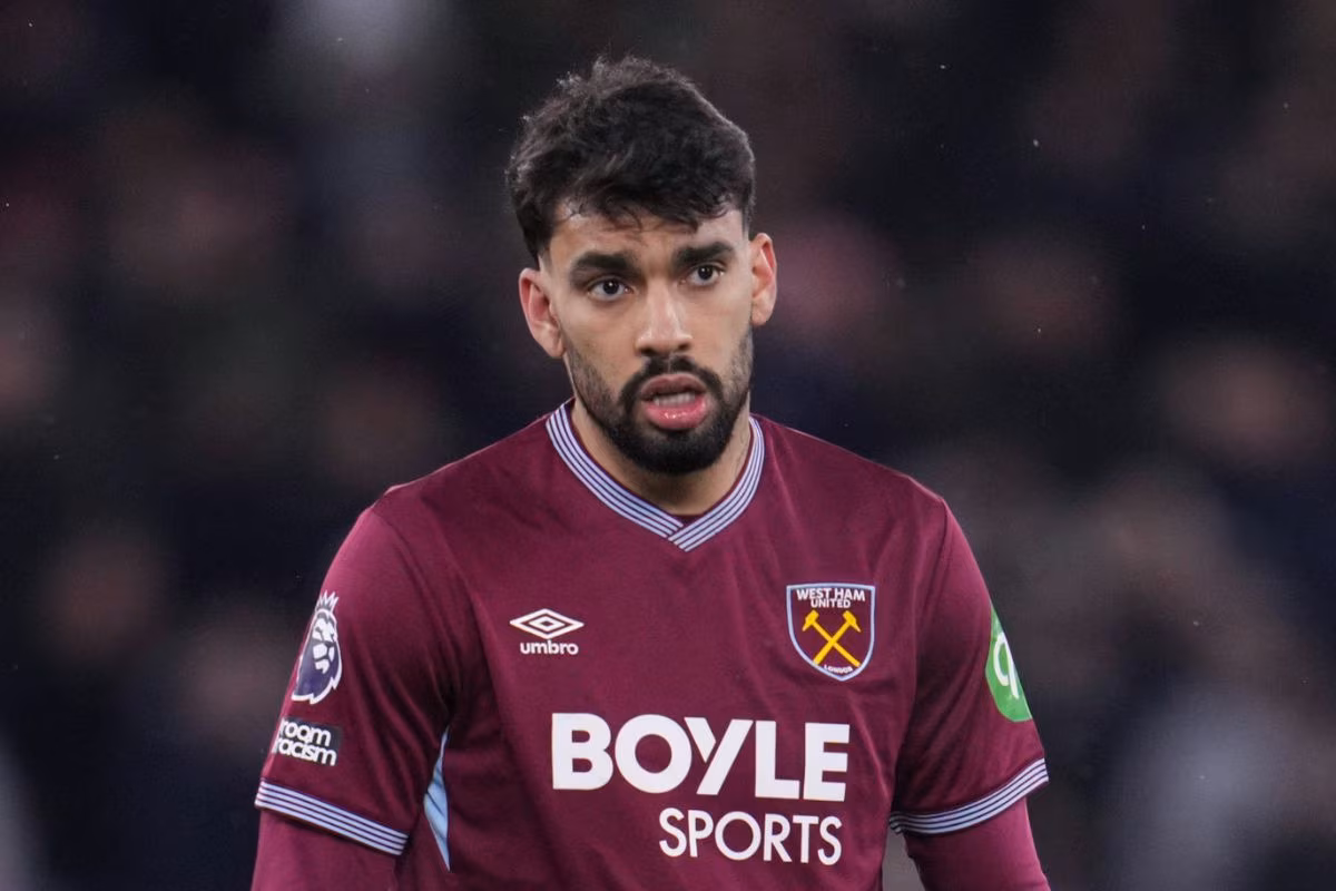 Lucas Paqueta pictured in action for West Ham