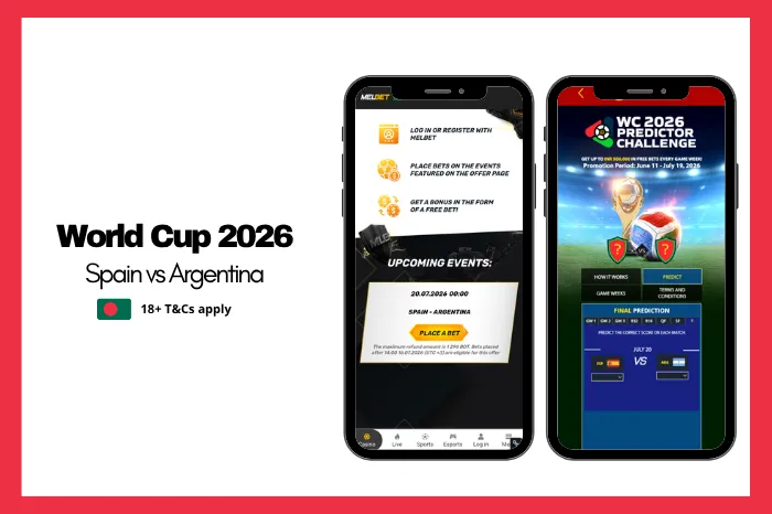 Bet on Spain vs Argentina with MelBet Bangladesh