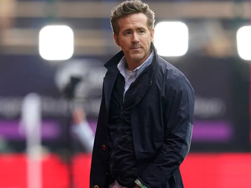 Ryan Reynolds, co-owner of Wrexham, arrives at the SToK Cae Ras stadium before the FA Cup match between Wrexham and Chelsea, in Wrexham, Wales, on March 7, 2026