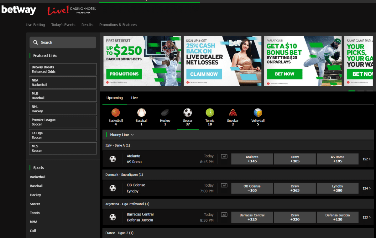 Betway Review 2024 USA Sportsbook and Casino