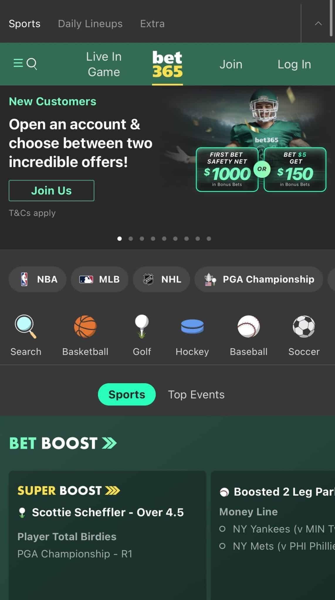 bet365 app